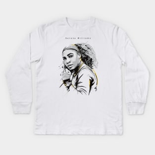 The greatest Serena Kids Long Sleeve T-Shirt